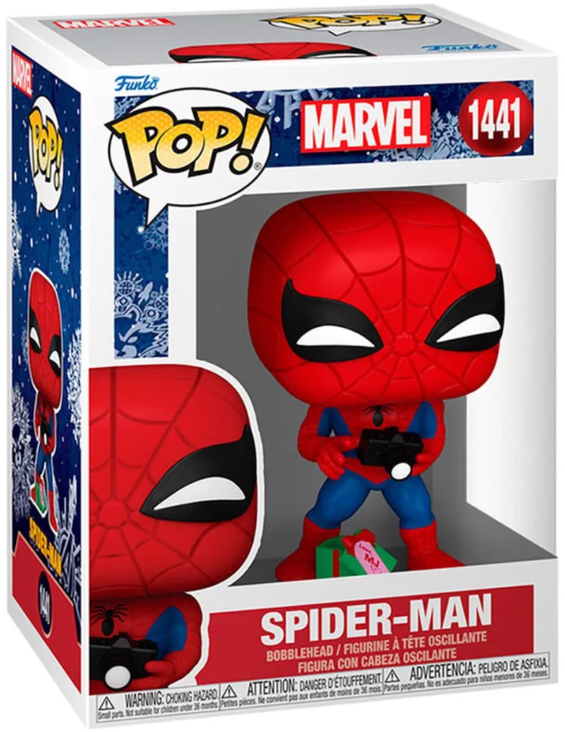 Spider-Man Spider-Man (Holiday) vinylfiguur 1441 Funko Pop! meerkleurig van Funko in Meerkleurig – productfoto