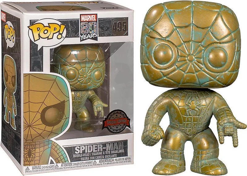 Spider-Man - Spider-Man Patina 80th Anniversary Exclusive van Funko in Meerkleurig – productfoto