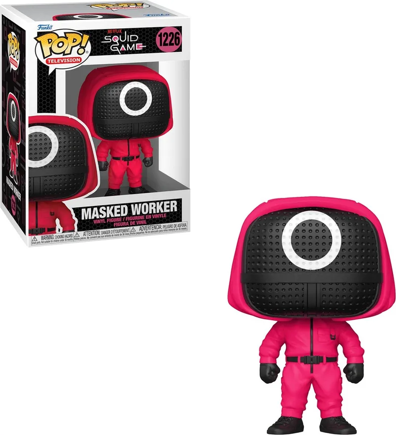 Squid Game Verzamelfiguur - Red Soldier (Mask) 9 cm by Funko in Multicolours – product photo