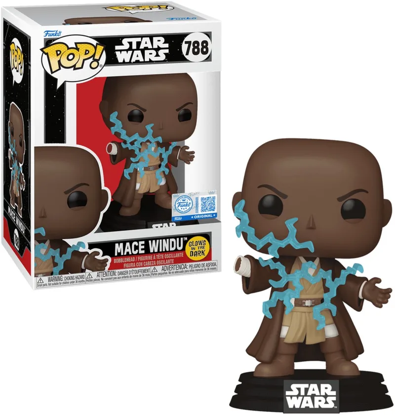 Star Wars 788 Mace Windu EXCLUSIVE van Funko in Meerkleurig – productfoto