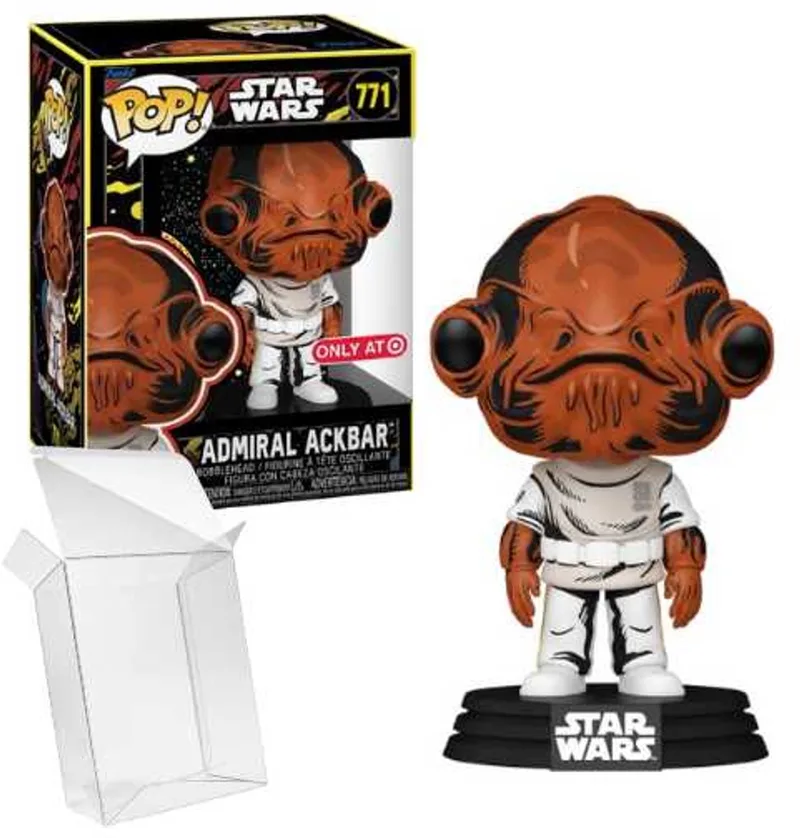Star Wars - Admiral Ackbar (Retro) #771 Target Exclusive van Funko – productfoto