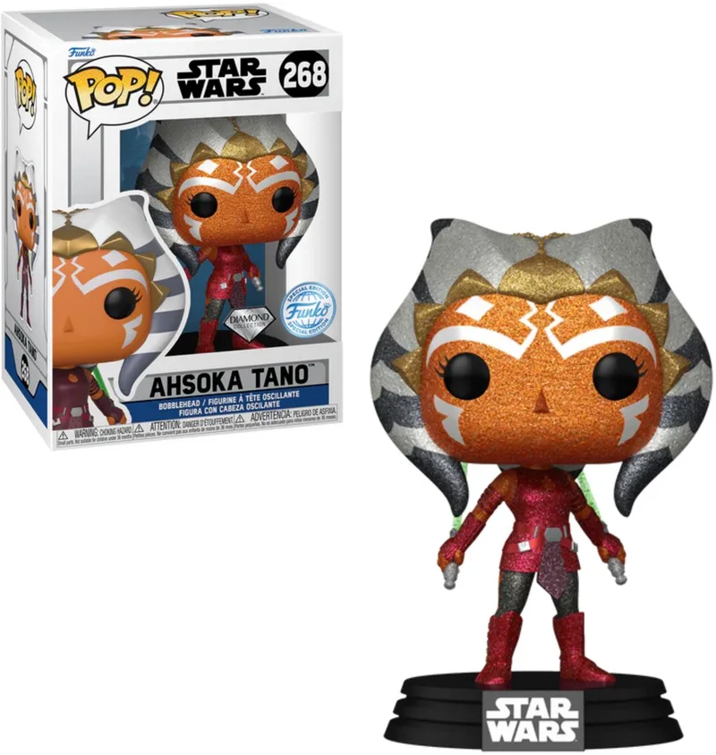 Star Wars: Ahsako Tano - Diamond Exclusive - Special Edition #268 van Funko in Meerkleurig – productfoto