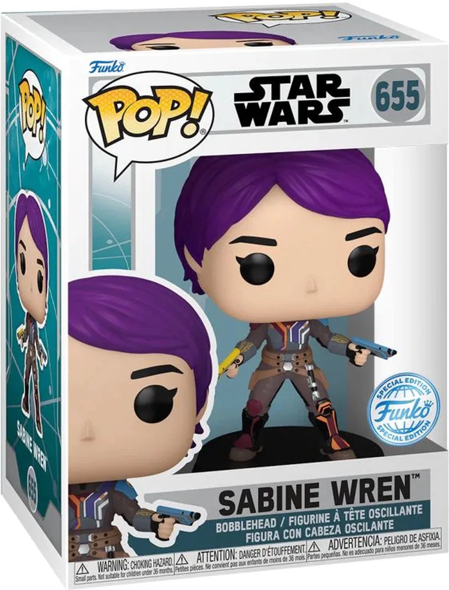 Star Wars Ahsoka - Sabine Wren US Exclusive 655 by Funko in Multicolour – product photo