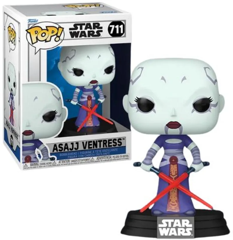 Star Wars Asajj Ventress vinylfiguur 711 Unisex Funko Pop! - Neutraal van Funko in Standard – productfoto