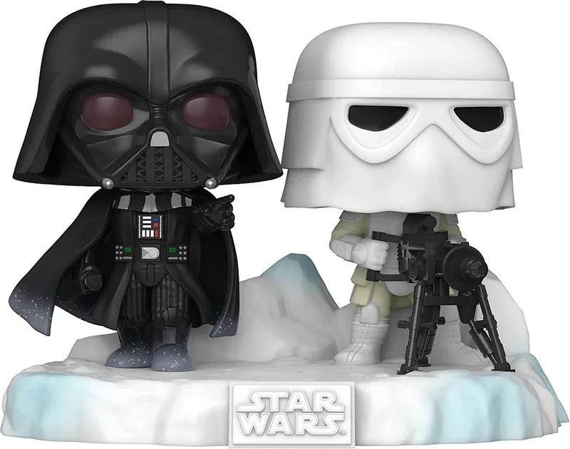 Star Wars - Battle At Echo Base: Darth Vader & Snowtrooper #377 Deluxe Amazon Exclusive van Funko in Zwart – productfoto