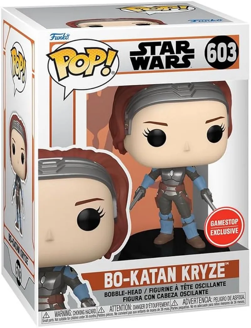 Star Wars: Bo-Katan Kryze #603 GameStop Exclusive van Funko in Meerkleurig – productfoto
