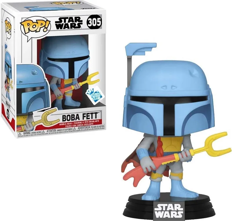 Star Wars - Boba Fett #305 Funko Insider Club Exclusive Vaulted [7/10] van Funko in Meerkleurig – productfoto