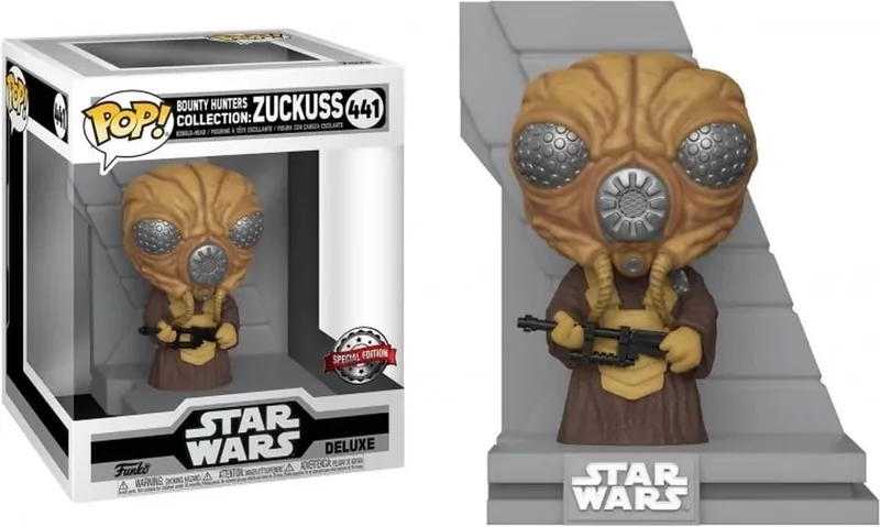 Star Wars - Bounty Hunter POP! Deluxe Zuckuss (MT) 9 cm Verzamelfiguur by Funko in Multicolours – product photo