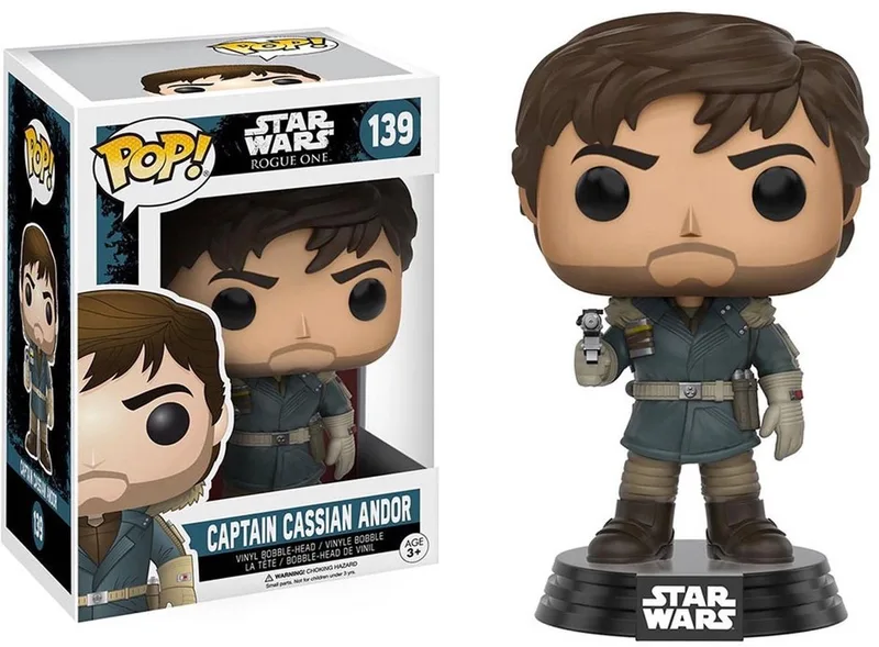 Star Wars Captain Cassian Andor - #139 Verzamelfiguur van Funko in Meerkleurig – productfoto