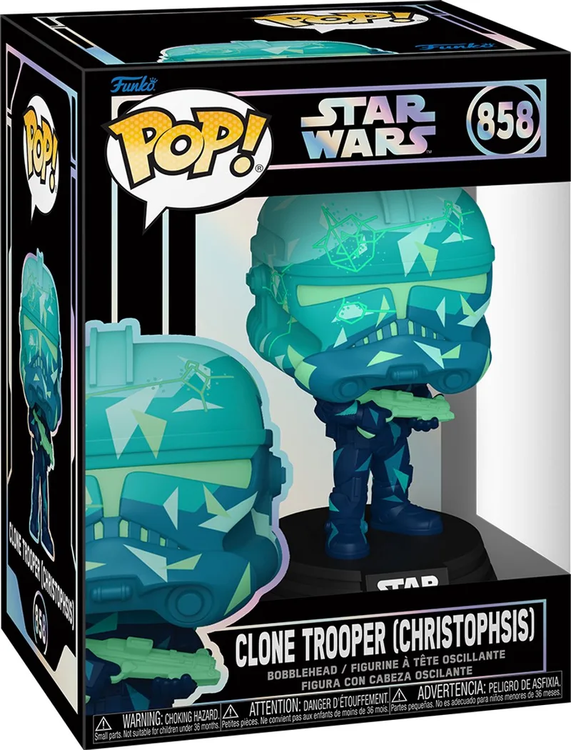 Star Wars Clone Trooper (Christophsis) vinylfiguur 858 Unisex Funko Pop! - Neutraal by Funko in Standard – product photo