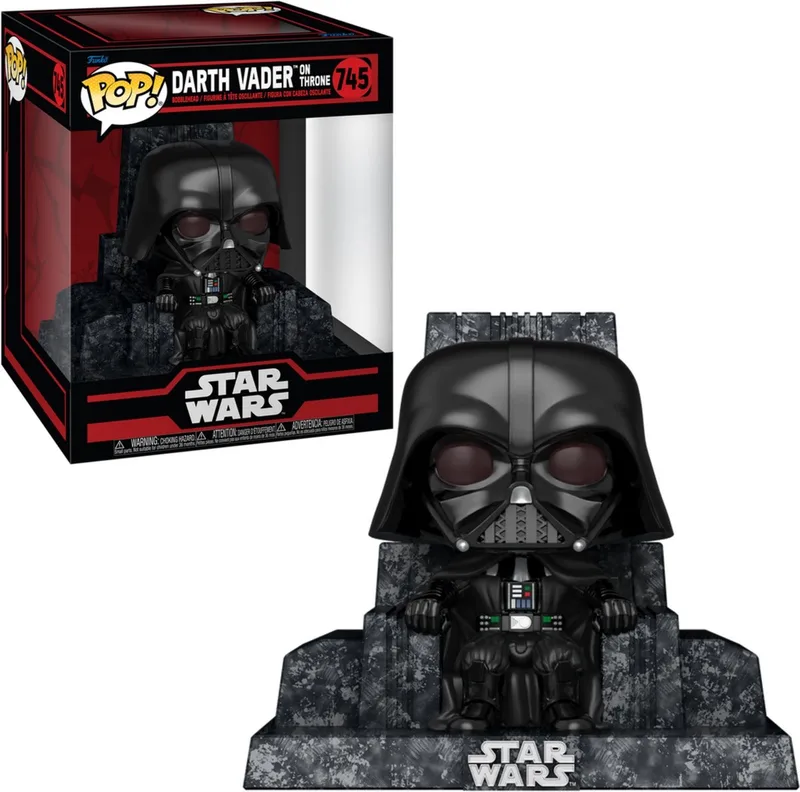 Star Wars Darth Vader on Throne (Pop! Deluxe) vinylfiguur 745 Funko Pop! meerkleurig by Funko in Multicolour – product photo