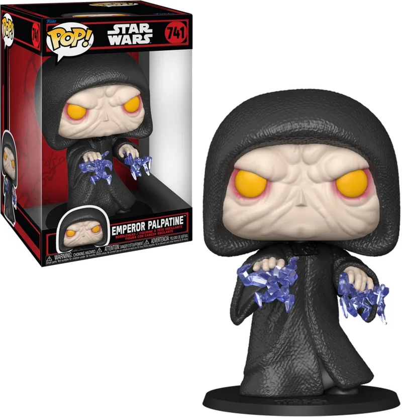 Star Wars - Emperor Palpatine Darkside #741 Jumbo 10'' Inch (25cm) van Funko in Meerkleurig – productfoto