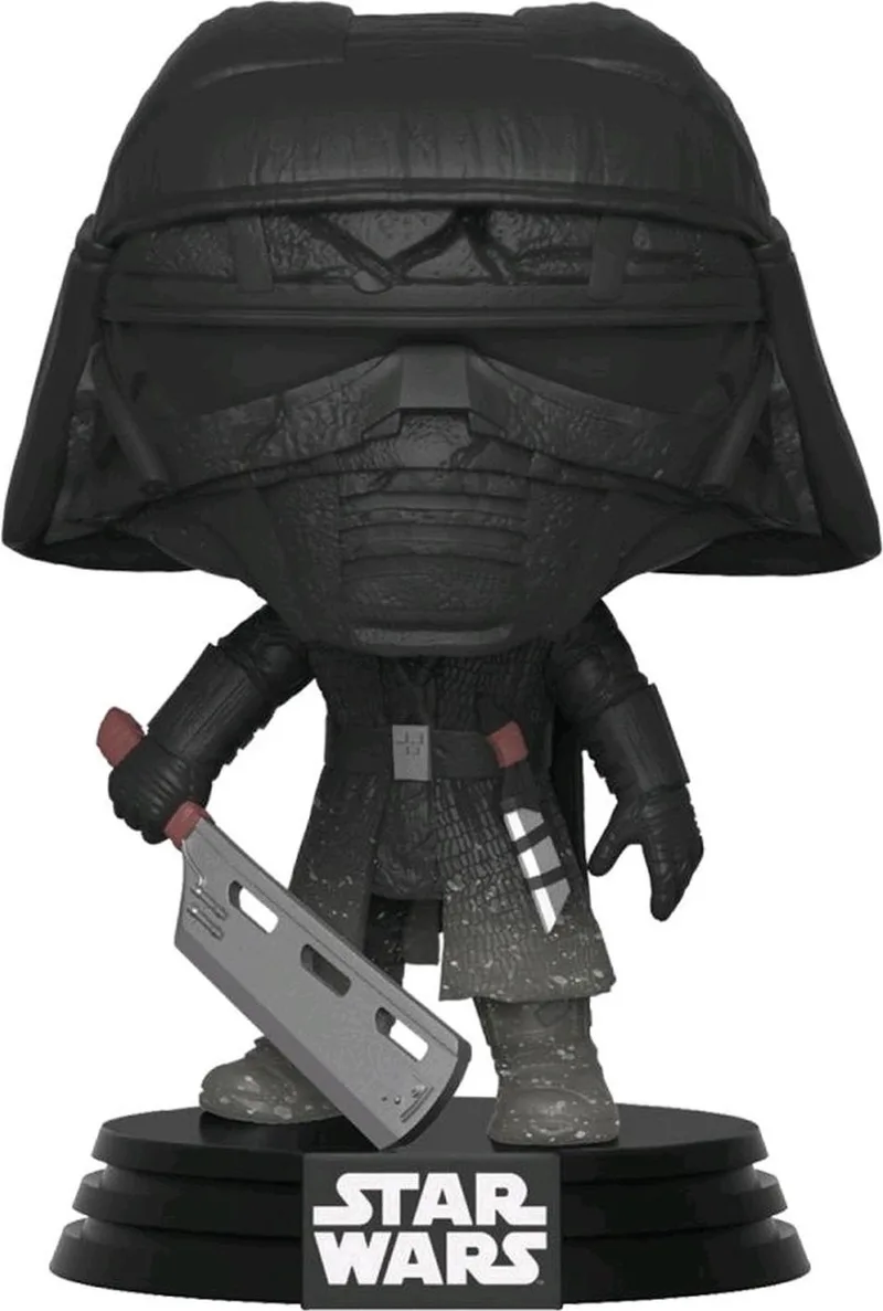 Star Wars Episode IX: The Rise Of Skywalker - Knight Of Ren with Heavy Blade #335 Exclusive van Funko in Zwart – productfoto