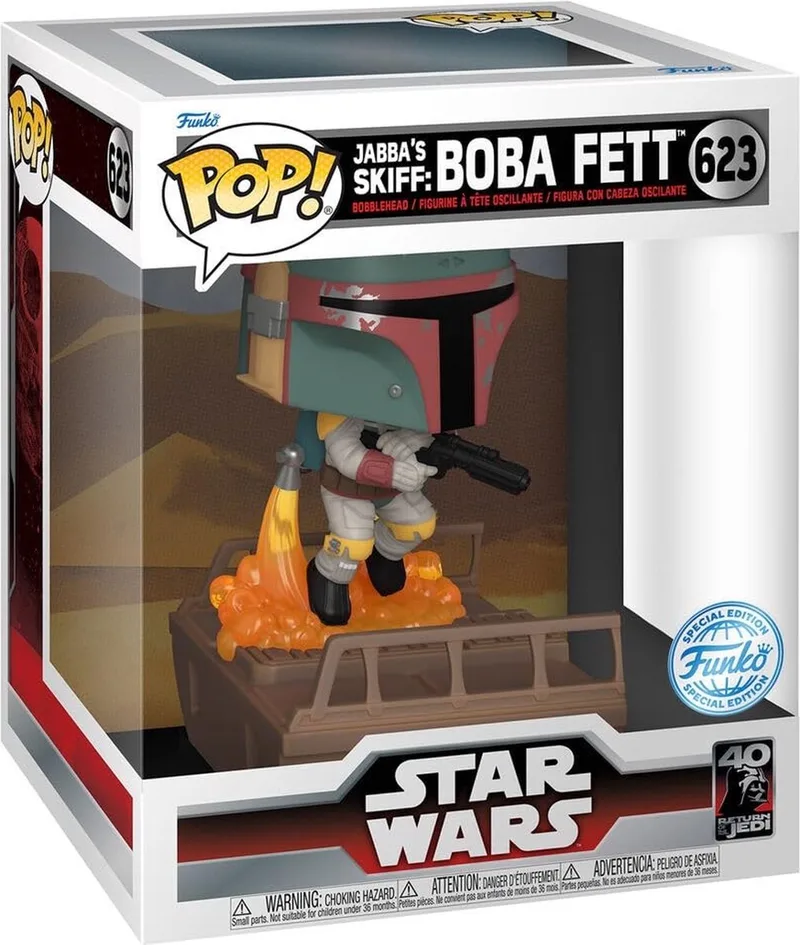 Star Wars: Jabba's Skiff: Boba Fett #623 [Only at Target] Exclusive [7.5/10] by Funko in Multicolour – product photo