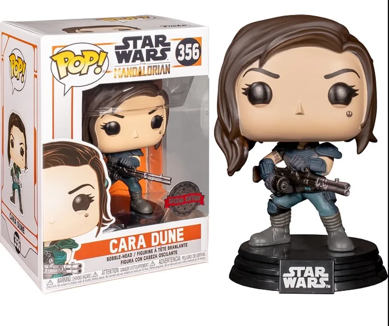 Star Wars Mandalorian #356 Cara Dune VAULTED Special Edition by Funko in Blue – product photo