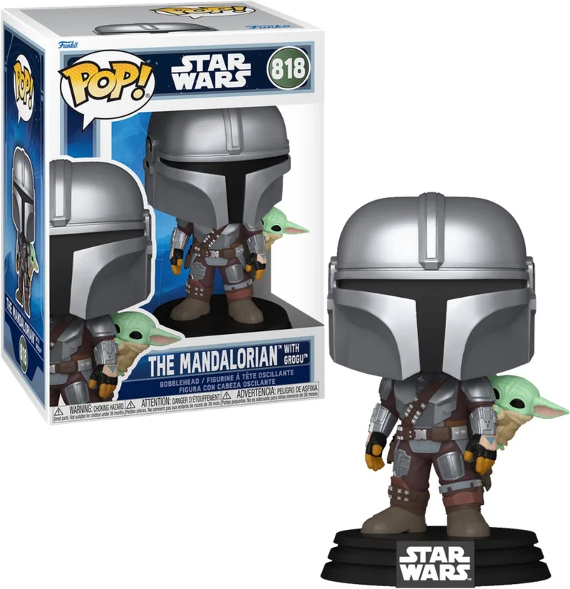 Star Wars Mandalorian & Grogu vinylfiguur 818 Unisex Funko Pop! - Neutraal van Funko in Standard – productfoto
