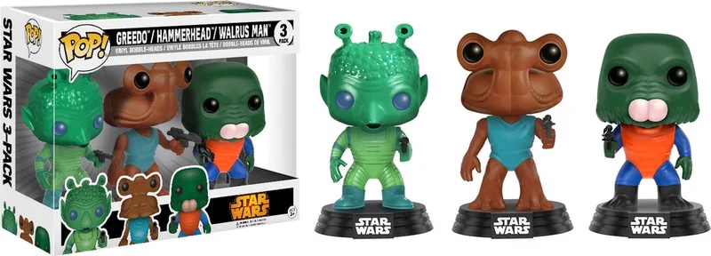 Star Wars Pack - Greedo Hammerhead Walrus Man van Funko in Meerkleurig – productfoto