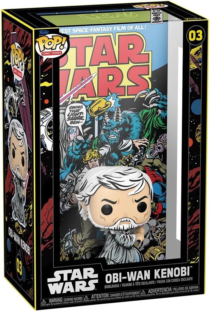 Star Wars POP! Comic Cover Vinyl Figure Obi-Wan Kenobi POP! Figuur van Funko in Meerkleurig – productfoto