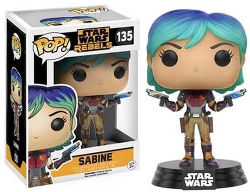 Star Wars Rebels Sabine - 135 Verzamelfiguur by Funko in Multicolour – product photo