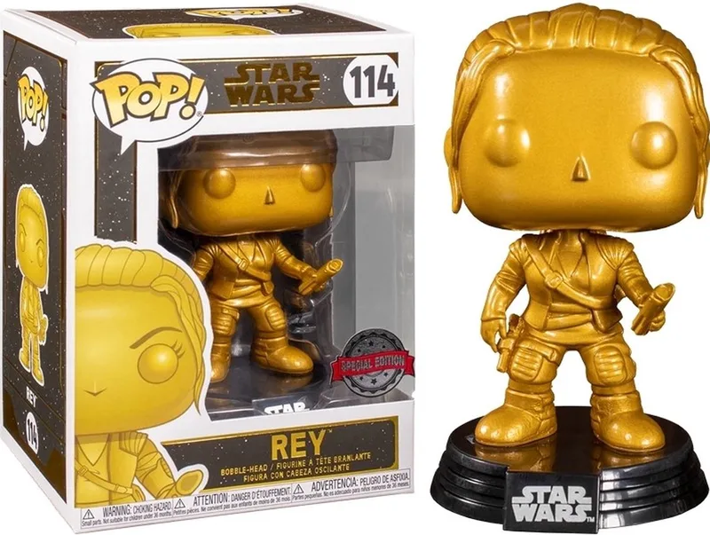 Star Wars - Rey Gold metallic SE - nr. 114 by Funko – product photo