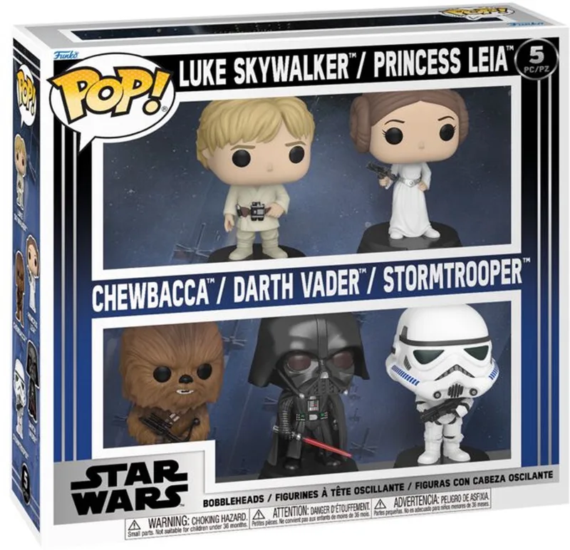 Star Wars Star Wars vinylfiguurtjes (Set van 5) Unisex Funko Pop! - Neutraal by Funko in Standard – product photo