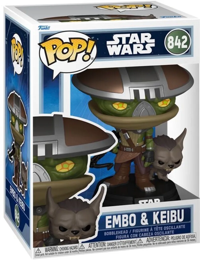 Star Wars The Mandalorian - Embo & Keibu vinylfiguur 842 Unisex Funko Pop! - Neutraal by Funko in Standard – product photo