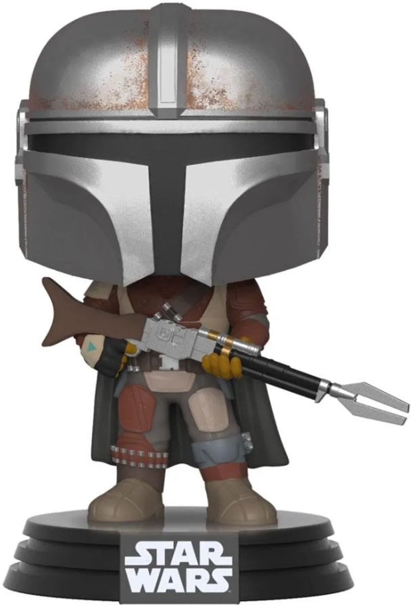 Star Wars: The Mandalorian - The Mandalorian #326 | Bobble-Head Vinyl Figure de Funko en Bonte kleuren – photo produit