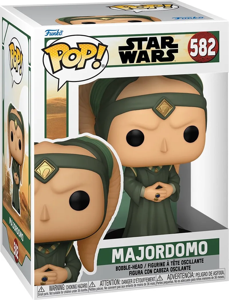 Star Wars Verzamelfiguur POP! TV The Book Of Boba Fett Majordomo 9 cm by Funko in Multicolours – product photo