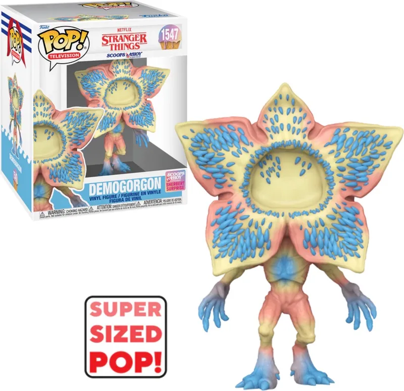 Stranger Things Demogorgon (Scoops Ahoy) (Super Pop!) vinyl figuur 1547 Funko Pop! meerkleurig van Funko in Meerkleurig – productfoto