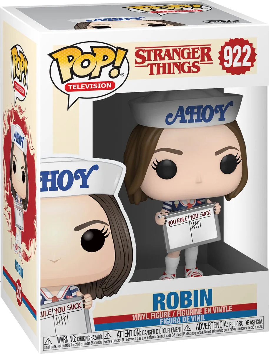 Stranger Things POP! Vinyl Figure Robin - 9 cm de Funko en Multicolours – photo produit