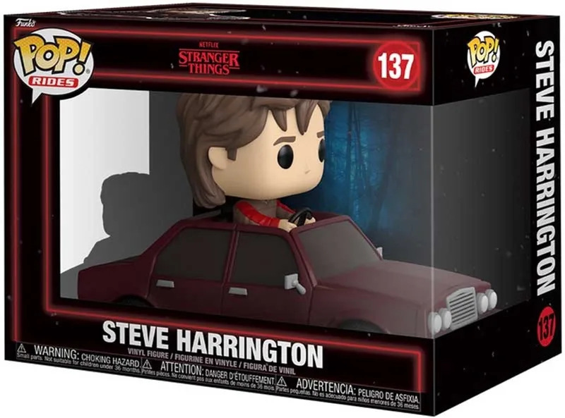 Stranger Things Season 5 - Steve Harrington (Pop! Rides) vinylfiguur 137 Unisex Funko Pop! - Neutraal van Funko in Standard – productfoto