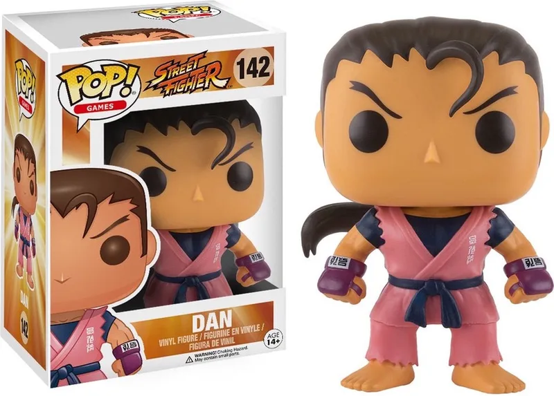 Street Fighter Dan - #142 Verzamelfiguur van Funko in Bonte kleuren – productfoto