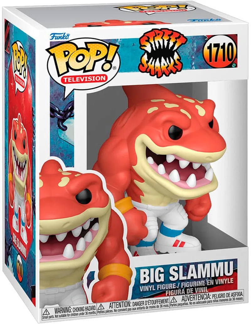 Street Sharks POP! Television Vinyl Figure Big Slammu 9 cm POP! Figuur van Funko in Meerkleurig – productfoto