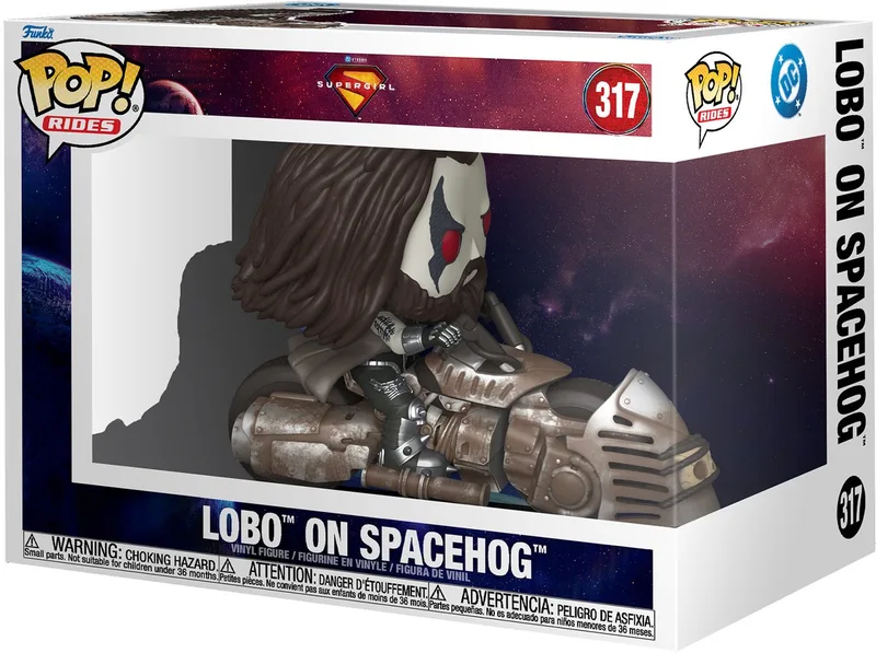 Supergirl (2026) POP! Rides Vinyl Figure Lobo on the Spacehog 15 cm POP! Figuur van Funko in Meerkleurig – productfoto