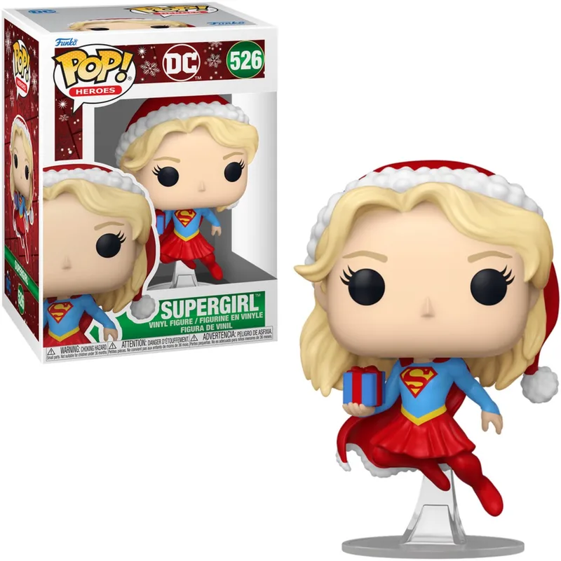 Superman Supergirl (Holiday 24) vinylfiguur 526 Funko Pop! meerkleurig van Funko in Meerkleurig – productfoto