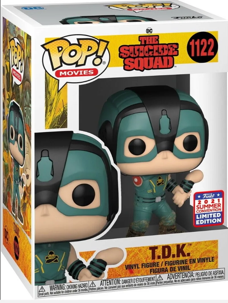 T.D.K. #1122 The Suicide Squad 2021 Summer Convention LE Vinyl van Funko – productfoto