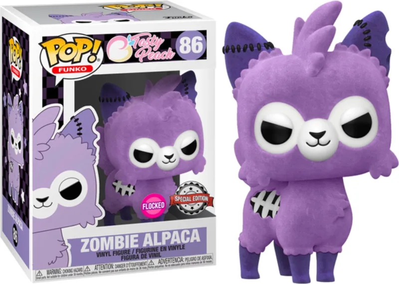 Tasty Peach - Zombie Alpaca (Purple) #86 Flocked Special Edition by Funko in Multicolour – product photo