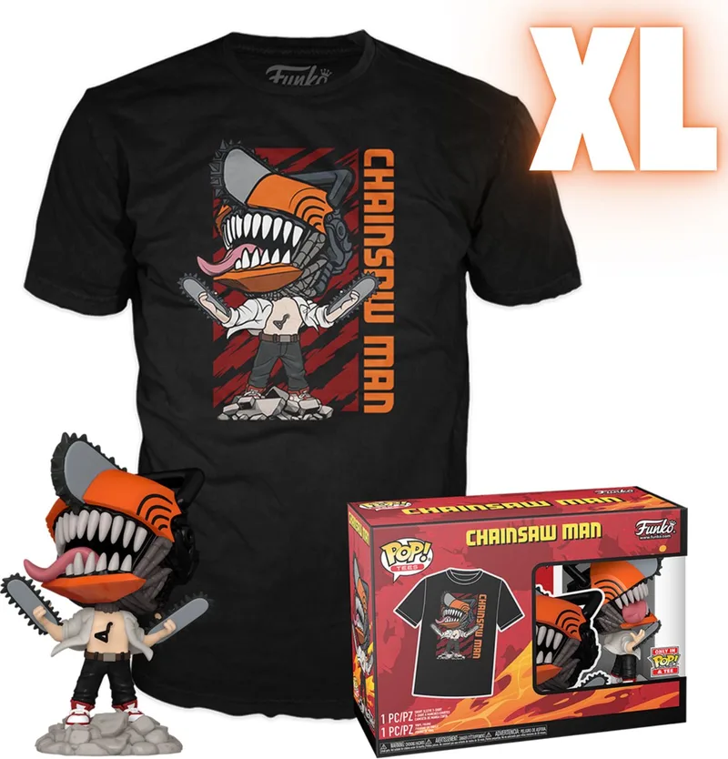 & TEE Box Chainsaw Man - Chainsaw Man Exclusive - XL van Funko in Meerkleurig – productfoto
