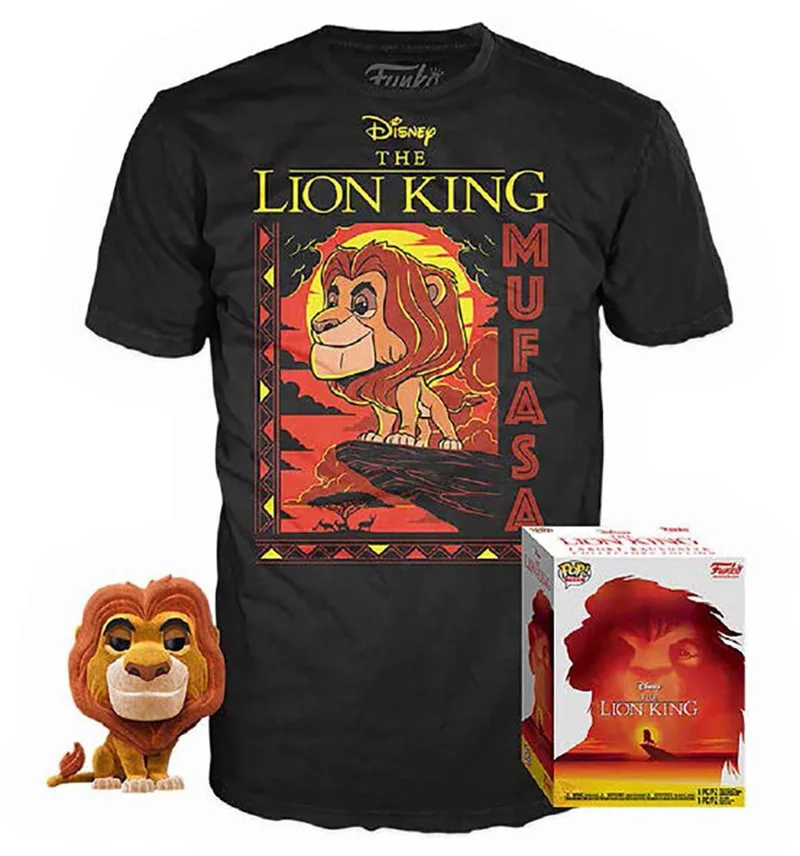 & Tee Box: Disney The Lion King - Mufasa (Size XL) van Funko in Meerkleurig – productfoto