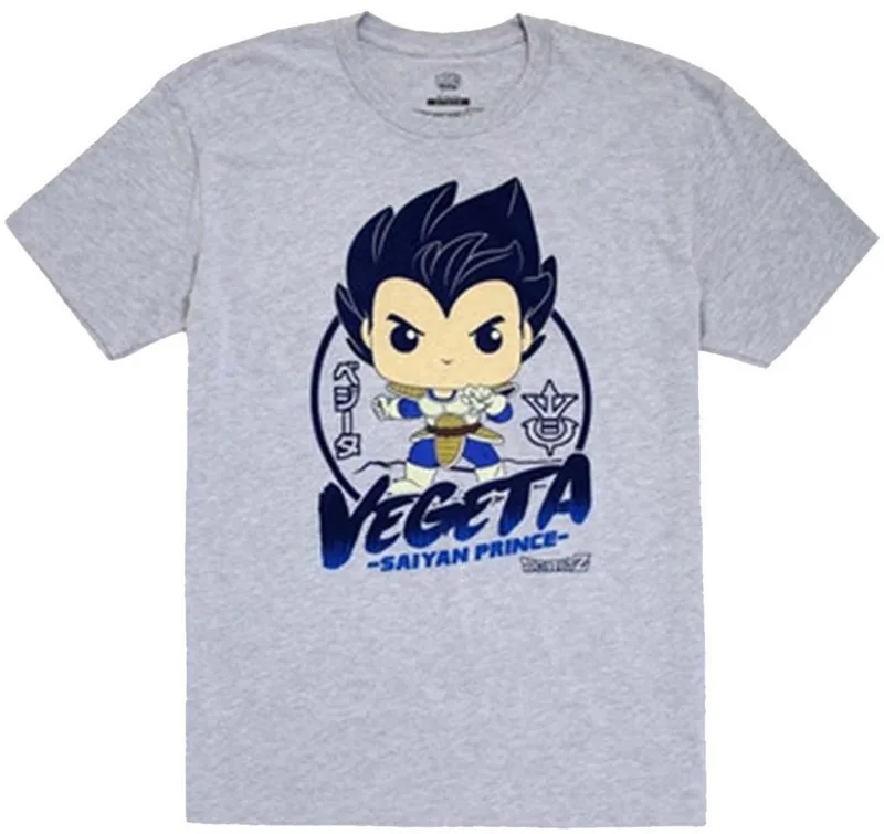 & Tee Box: Dragon Ball Z - Vegeta Grijs (Size XL) van Funko in Meerkleurig – productfoto