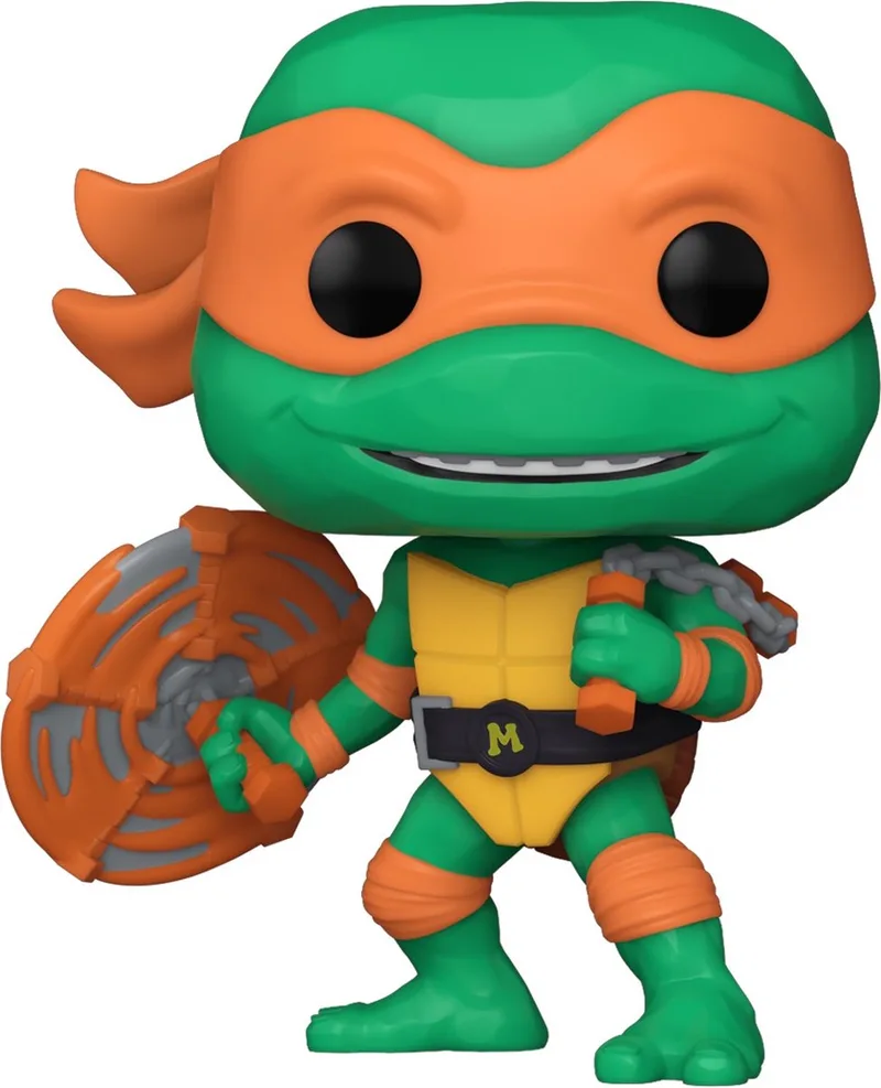 Teenage Mutant Ninja Turtles - POP! Movies Michelangelo 9 cm Verzamelfiguur från Funko i Multicolours – produktbild