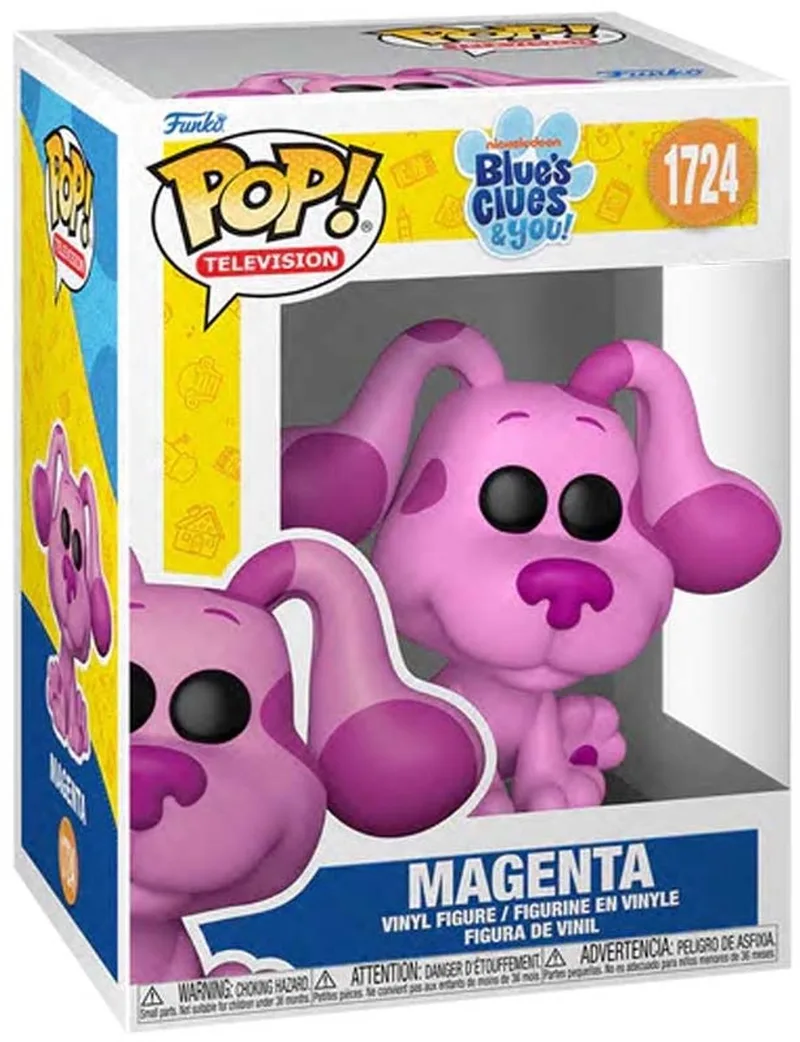 Television: Blue's Cues & You - Magenta #1724 van Funko in Roze – productfoto