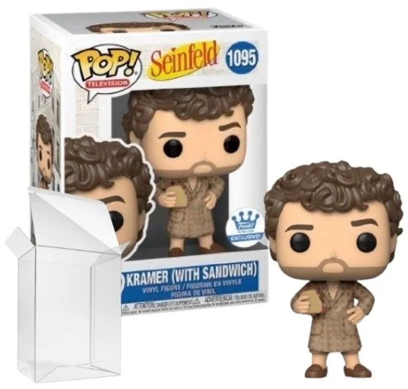 Television: Kramer (with Sandwitch) #1095 Popcultcha Exclusive van Funko in Beige – productfoto