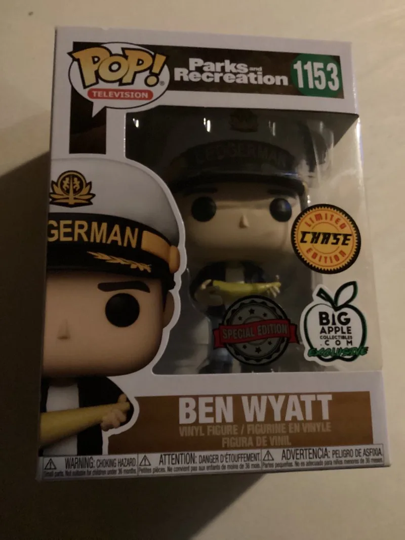 Television: Parks and Recreation - Ben Wyatt #1153 Big Apple Exclusive van Funko in Meerkleurig – productfoto