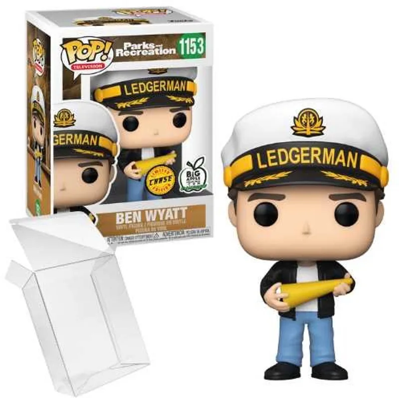 Television: Parks and Recreation - Ben Wyatt #1153 Chase Big Apple Exclusive van Funko in Meerkleurig – productfoto