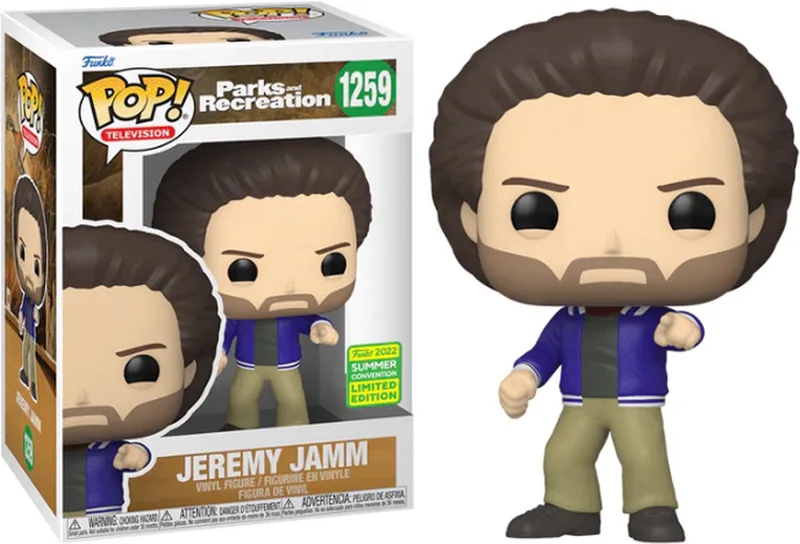 Television: Parks and Recreation - Jeremy Jamm #1259 2022 Summer Convention Exclusive van Funko in Meerkleurig – productfoto
