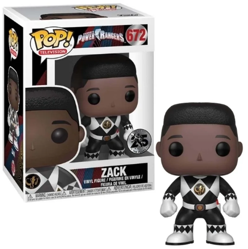 Television: Power Rangers 25th Anniversary - Zack #672 by Funko in Multicolour – product photo
