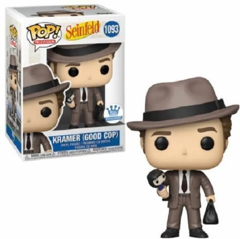 Television: Seinfeld - Kramer (Good Cop) #1093 Funko Exclusive by Funko in Brown – product photo