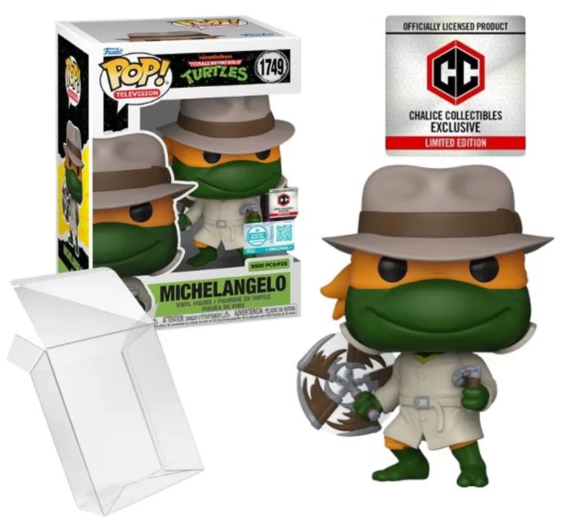 Television: Teenage Mutant Ninja Turtles - Michelangelo #1749 Chalice Collectible Exclusive (9500 Pcs Limited Edition) van Funko – productfoto