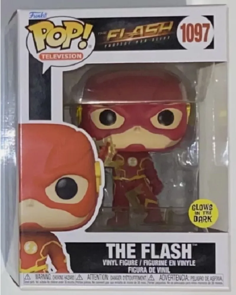 Television - The Flash TV DC Comics - Pop! # 1097 Glow in the Dark van Funko in Rood – productfoto